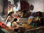 unknow artist Arab or Arabic people and life. Orientalism oil paintings  318 painting